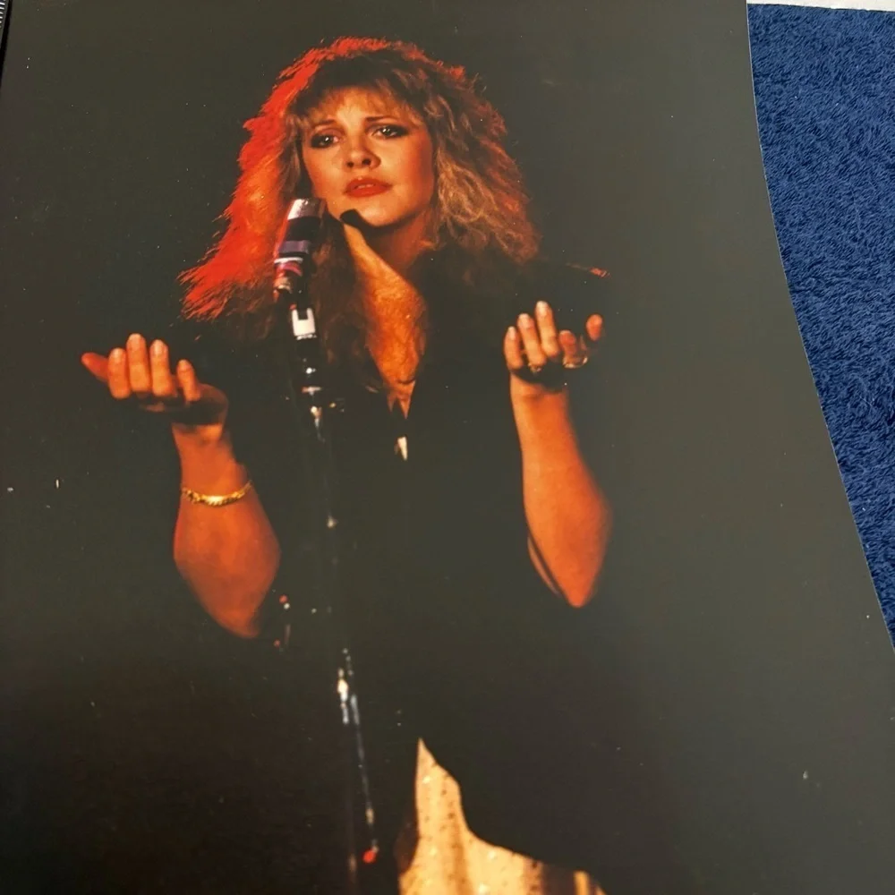 1986 Stevie Nicks 8X10 Live Concert Picture Photo Fleetwood Mac Decor